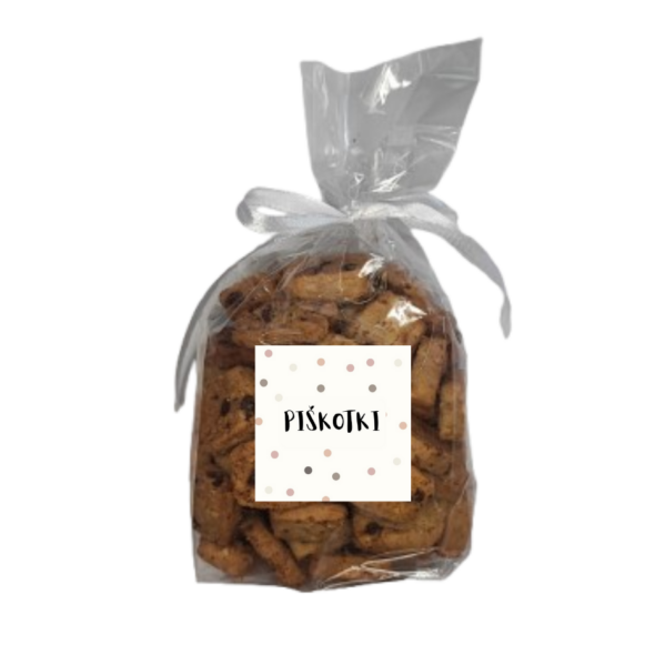 PIŠKOTI - brusnica in lešnik