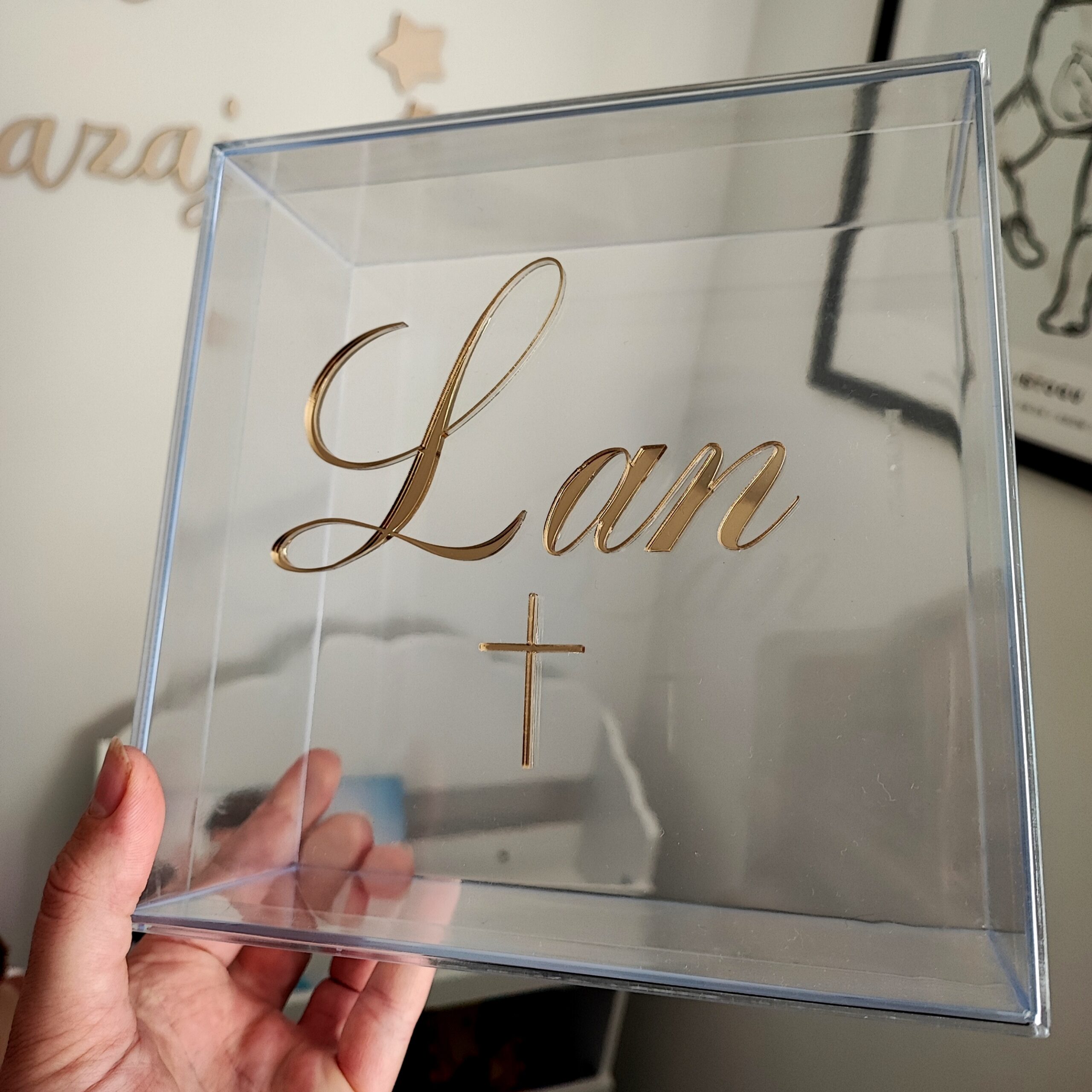 Akrilna darilna/spominska škatla